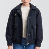 Lightweight Packable Raglan Bomber Jacket - Navy/Red Multi